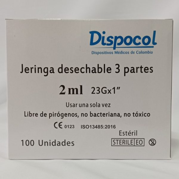 Jeringa Desechable 2mlx23- Aguja 23gx1 - Image 2